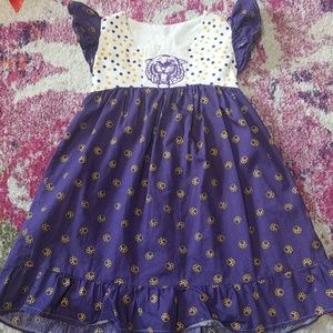 Handmade TIGER flutter sleeve dress 2t